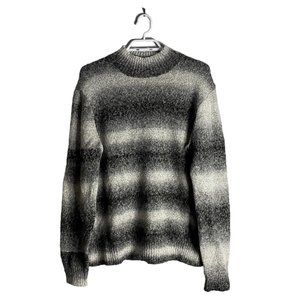 Jermyn & Bond Men's Patterned Knit Mock Neck Sweater